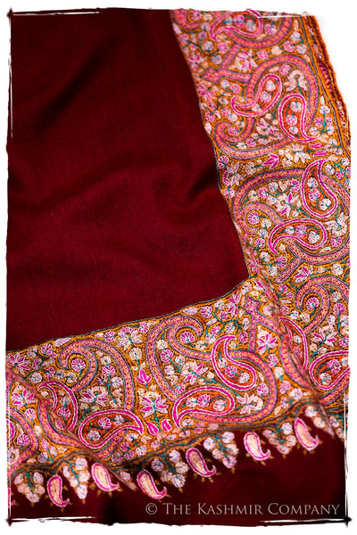 The Bordeaux Empress - Grand Pashmina Shawl