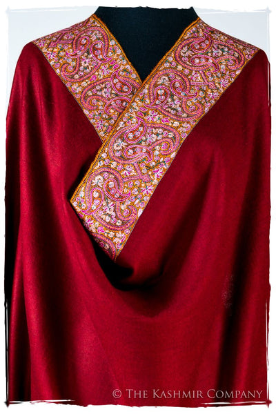 The Bordeaux Empress - Grand Pashmina Shawl