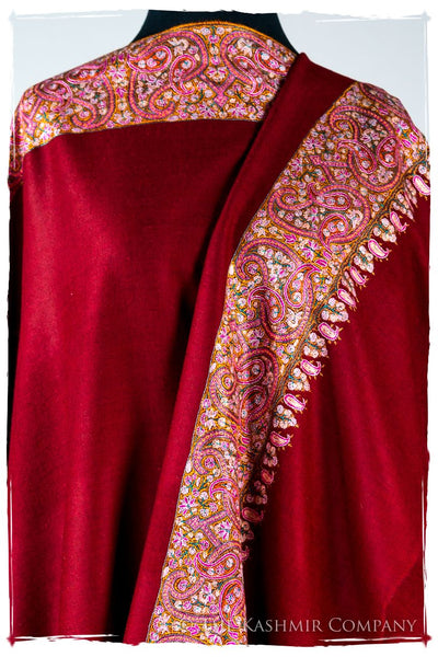 The Bordeaux Empress - Grand Pashmina Shawl