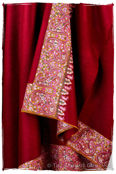 The Bordeaux Empress - Grand Pashmina Shawl