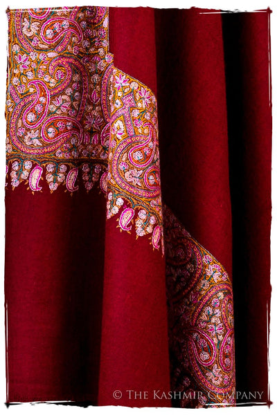 The Bordeaux Empress - Grand Pashmina Shawl