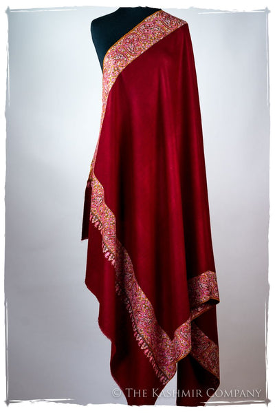 The Bordeaux Empress - Grand Pashmina Shawl