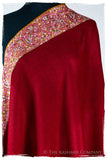 The Bordeaux Empress - Grand Pashmina Shawl