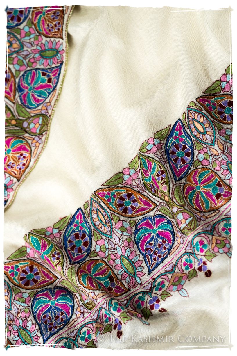 Frontière tropicale d'Tahitï - Grand Pashmina Shawl