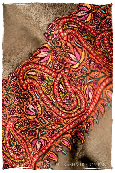 The Moroccan Dunes Frontière - Grand Pashmina Shawl