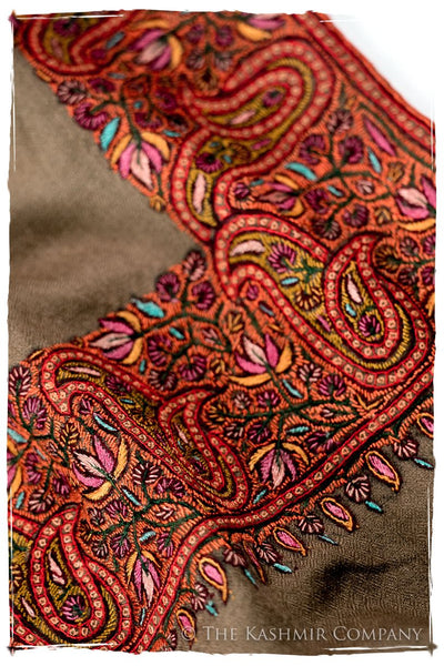 The Moroccan Dunes Frontière - Grand Pashmina Shawl