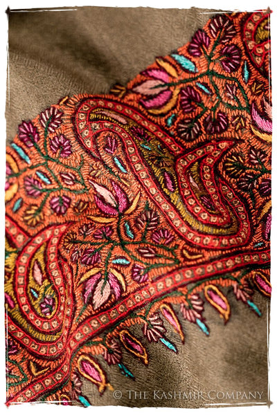 The Moroccan Dunes Frontière - Grand Pashmina Shawl