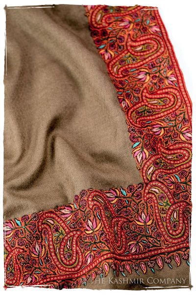 The Moroccan Dunes Frontière - Grand Pashmina Shawl