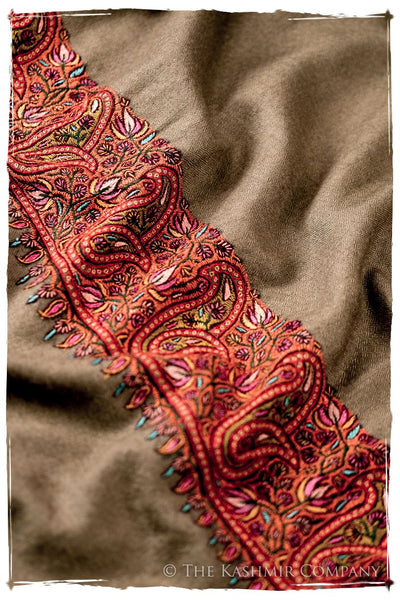 The Moroccan Dunes Frontière - Grand Pashmina Shawl