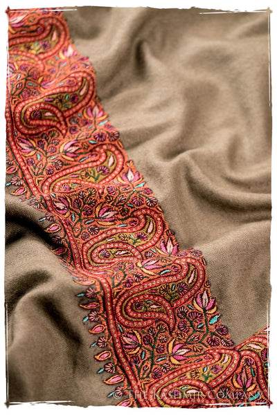 The Moroccan Dunes Frontière - Grand Pashmina Shawl