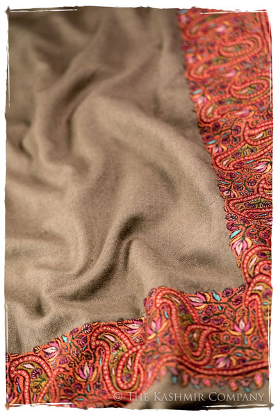 The Moroccan Dunes Frontière - Grand Pashmina Shawl