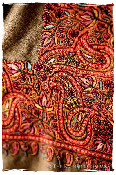 The Moroccan Dunes Frontière - Grand Pashmina Shawl