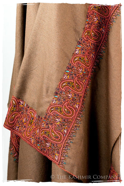 The Moroccan Dunes Frontière - Grand Pashmina Shawl