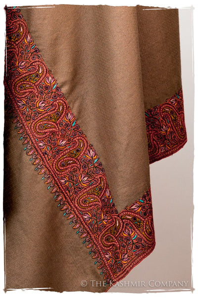 The Moroccan Dunes Frontière - Grand Pashmina Shawl