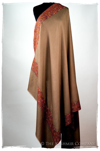 The Moroccan Dunes Frontière - Grand Pashmina Shawl