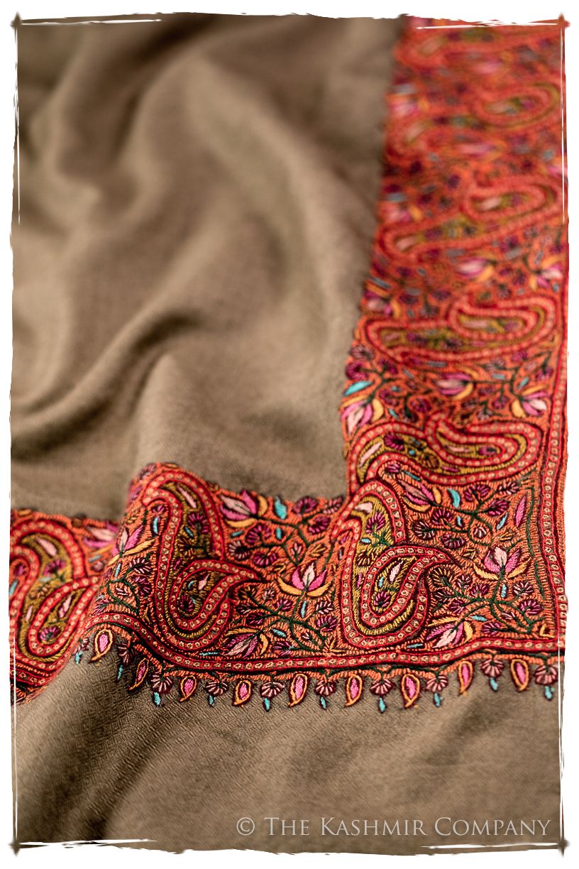 The Moroccan Dunes Frontière - Grand Pashmina Shawl