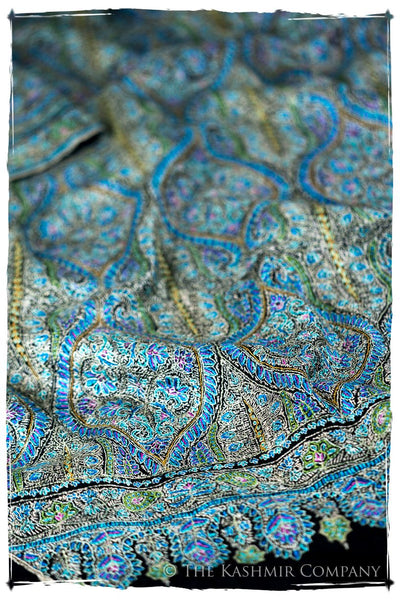 The Bléu Reflection - Grand Pashmina Shawl