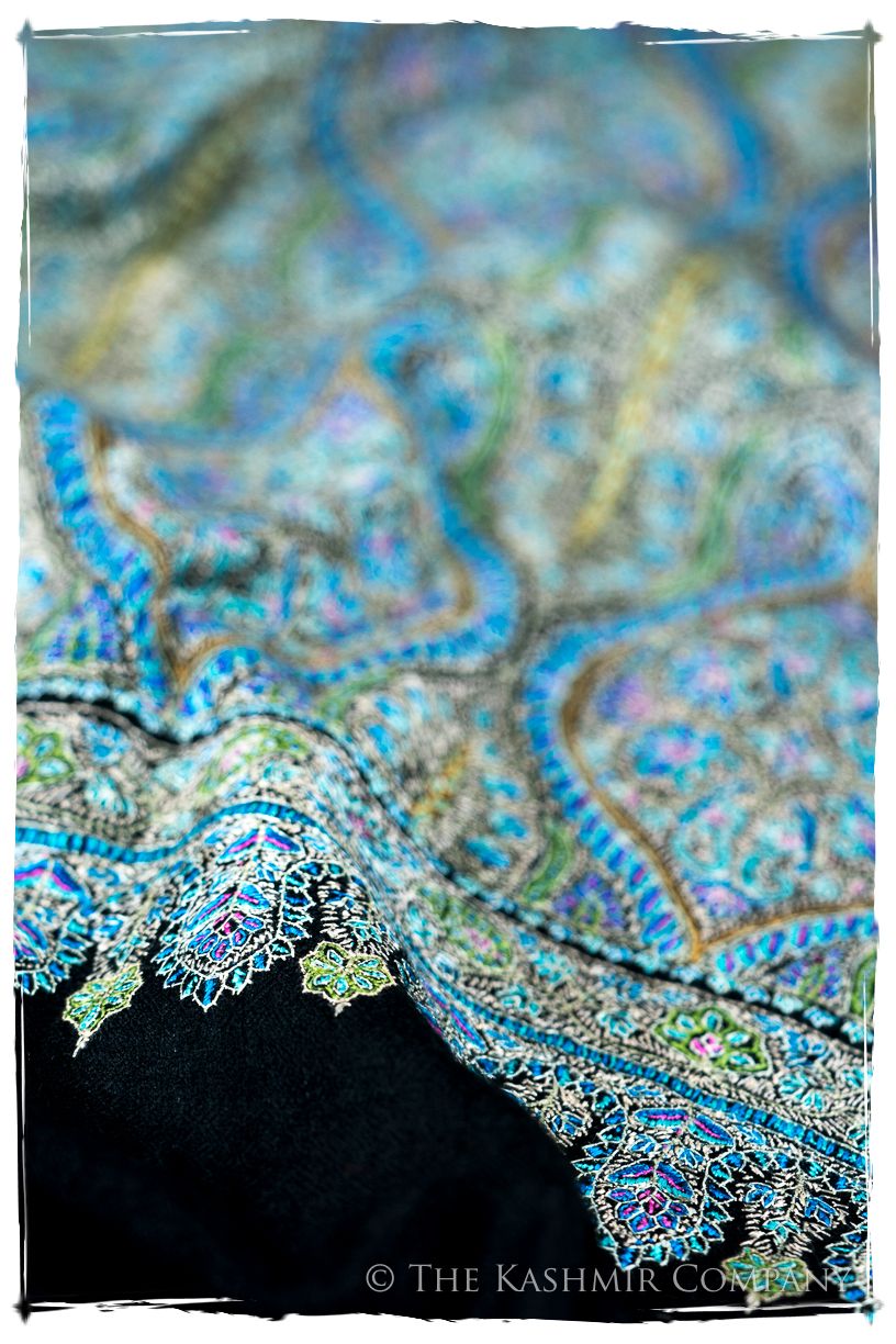 The Bléu Reflection - Grand Pashmina Shawl