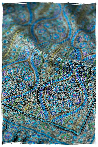 The Bléu Reflection - Grand Pashmina Shawl