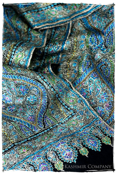 The Bléu Reflection - Grand Pashmina Shawl