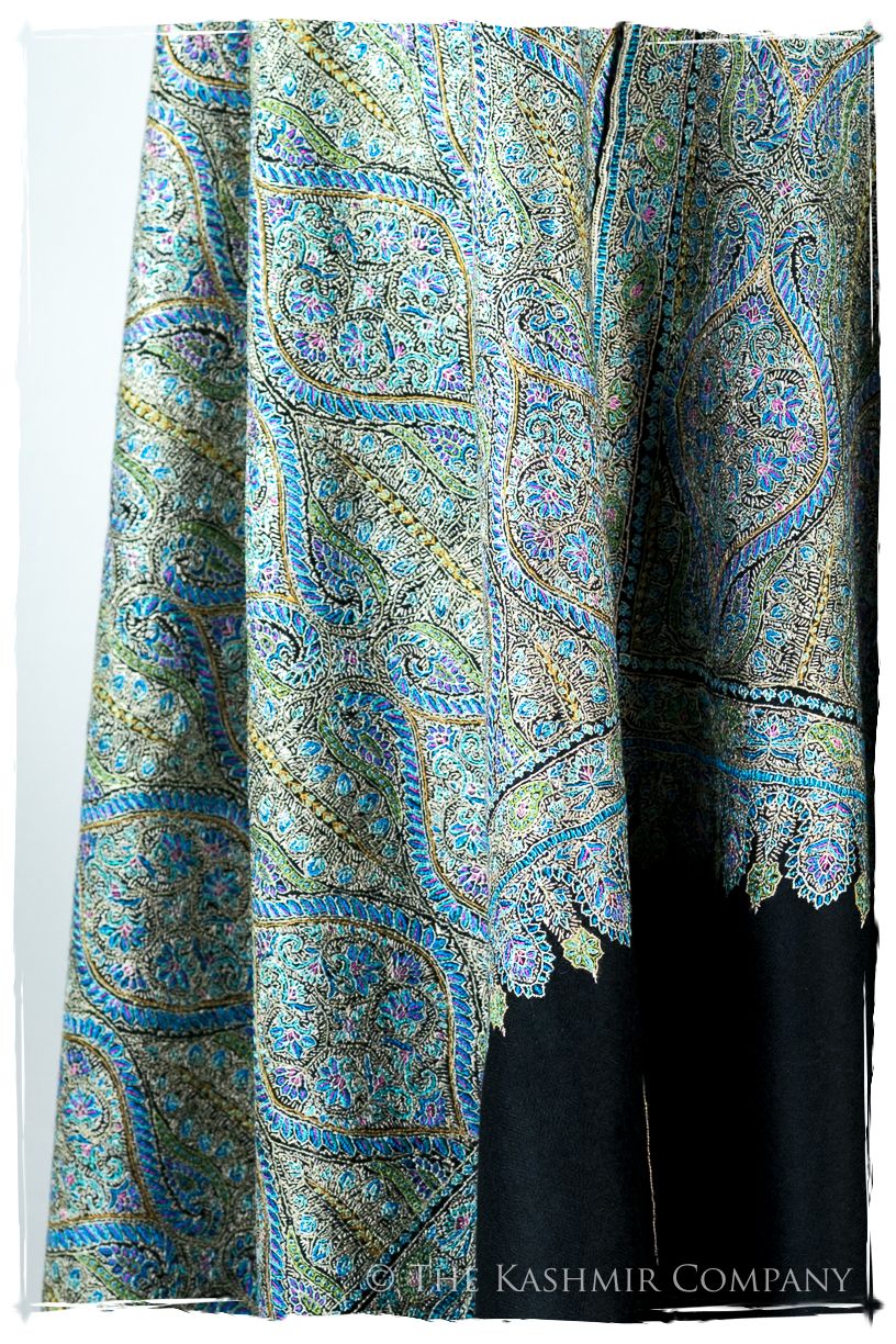 The Bléu Reflection - Grand Pashmina Shawl
