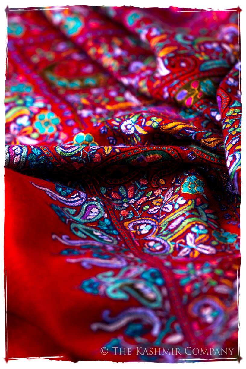 Le Rougé Paisley - Grand Pashmina Shawl