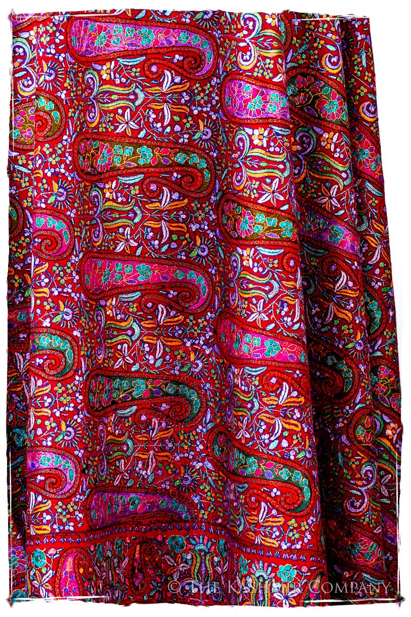 Le Rougé Paisley - Grand Pashmina Shawl