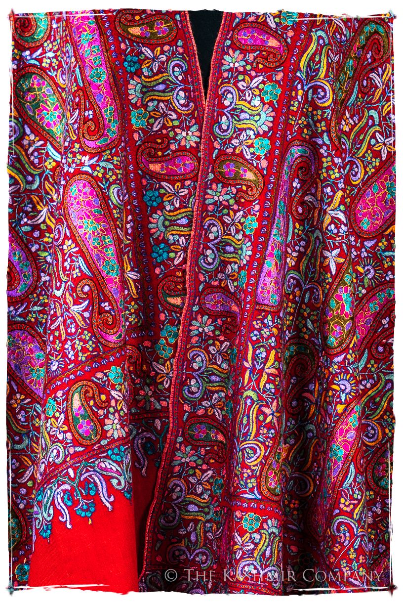 Le Rougé Paisley - Grand Pashmina Shawl