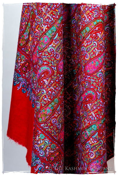 Le Rougé Paisley - Grand Pashmina Shawl