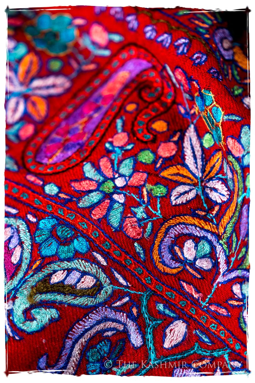 Le Rougé Paisley - Grand Pashmina Shawl