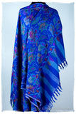 Bléu Stained Glass - Kani Grand Handloom Pashmina Shawl