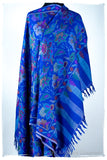 Bléu Stained Glass - Kani Grand Handloom Pashmina Shawl