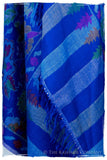 Bléu Stained Glass - Kani Grand Handloom Pashmina Shawl
