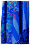 Bléu Stained Glass - Kani Grand Handloom Pashmina Shawl