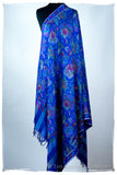 Bléu Stained Glass - Kani Grand Handloom Pashmina Shawl