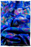 Bléu Stained Glass - Kani Grand Handloom Pashmina Shawl
