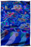 Bléu Stained Glass - Kani Grand Handloom Pashmina Shawl