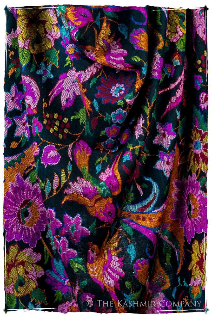 Oiséaux du Paradisé - Kani Grand Handloom Pashmina Shawl