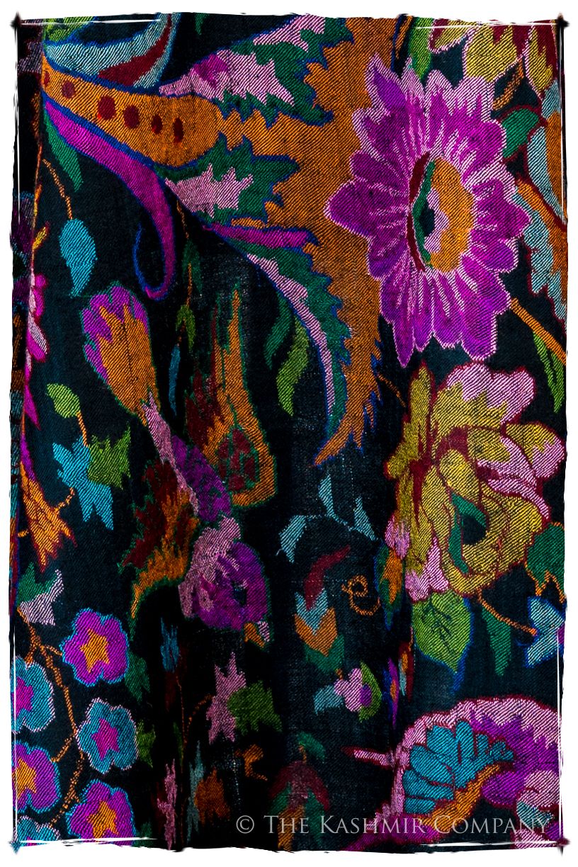 Oiséaux du Paradisé - Kani Grand Handloom Pashmina Shawl