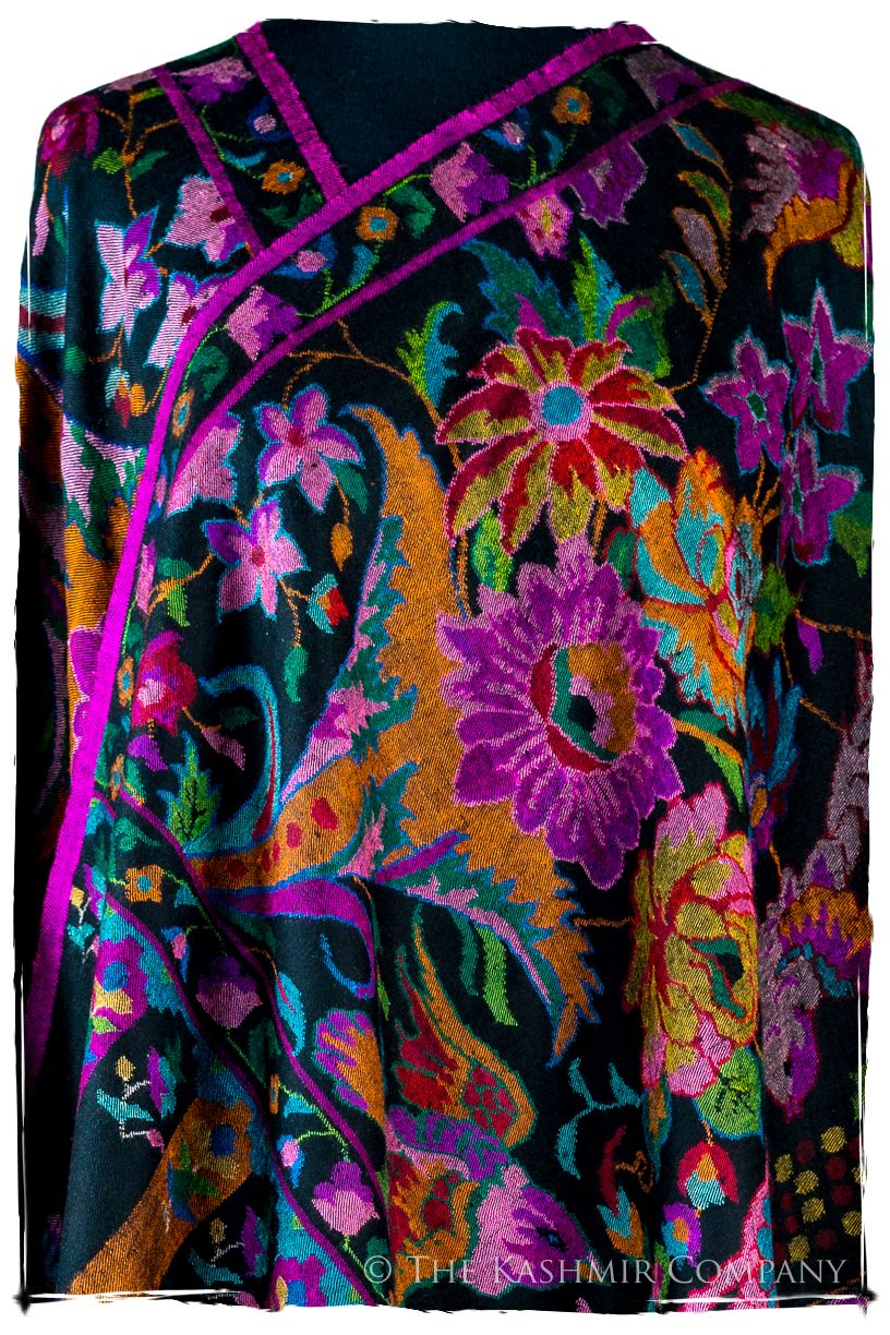 Oiséaux du Paradisé - Kani Grand Handloom Pashmina Shawl