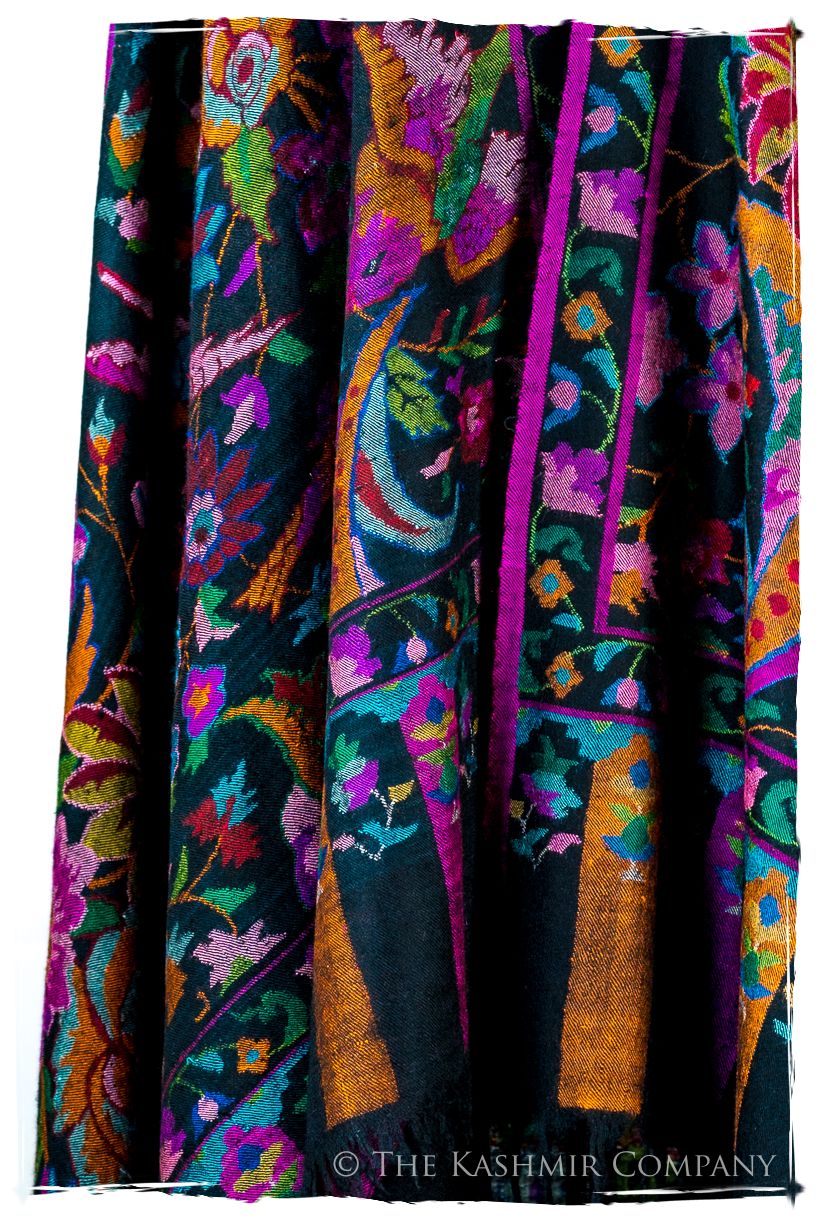 Oiséaux du Paradisé - Kani Grand Handloom Pashmina Shawl