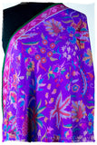 Bahamian Béauty Stained Glass - Kani Grand Handloom Pashmina Shawl