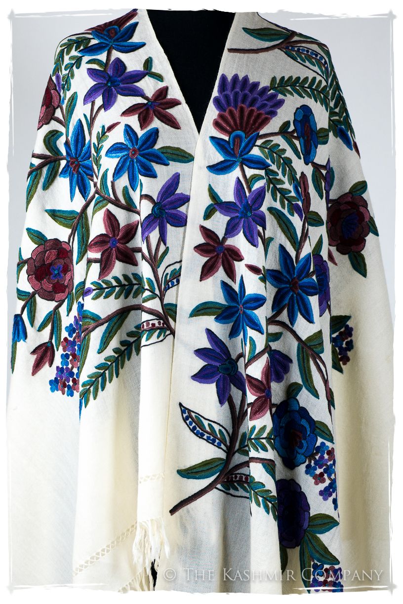 Nouvelle Soirée Camille d'ivoire Shawl
