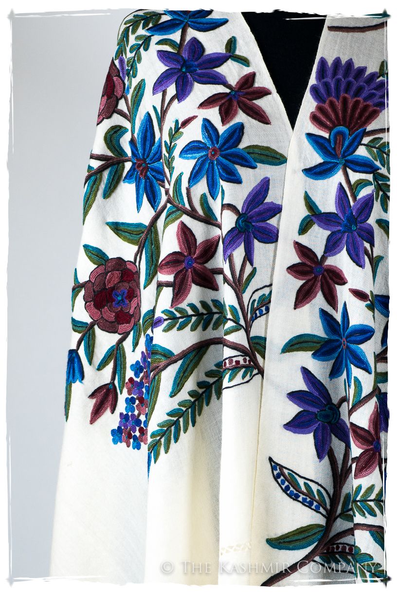 Nouvelle Soirée Camille d'ivoire Shawl