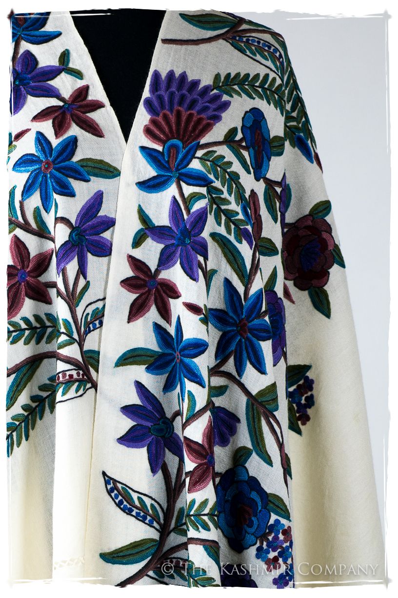 Nouvelle Soirée Camille d'ivoire Shawl