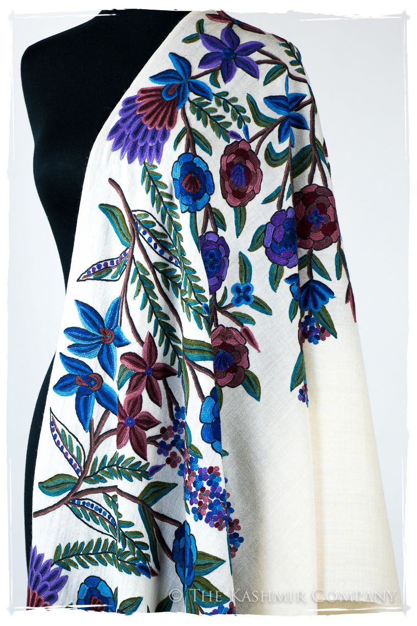 Nouvelle Soirée Camille d'ivoire Shawl