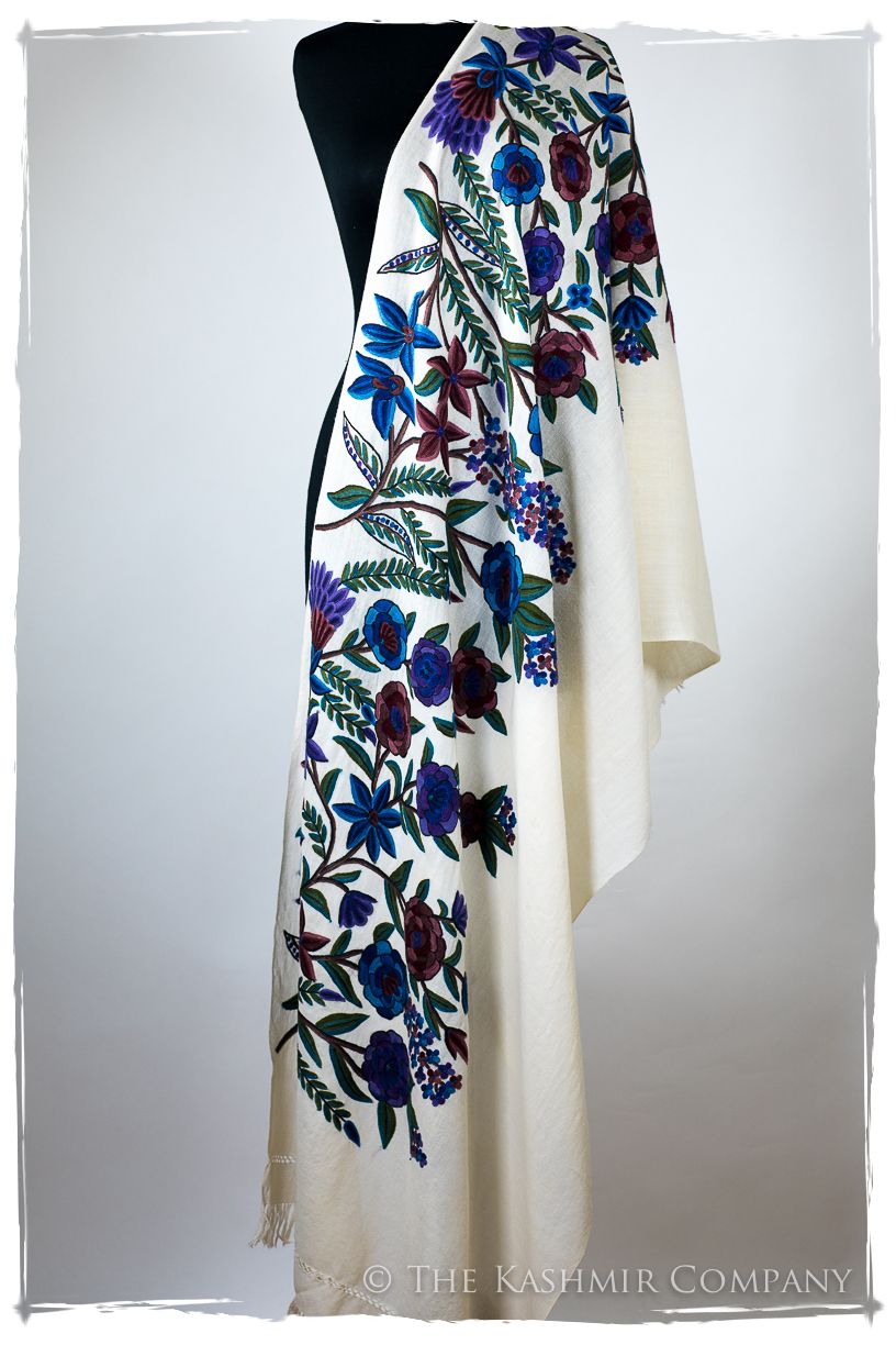 Nouvelle Soirée Camille d'ivoire Shawl
