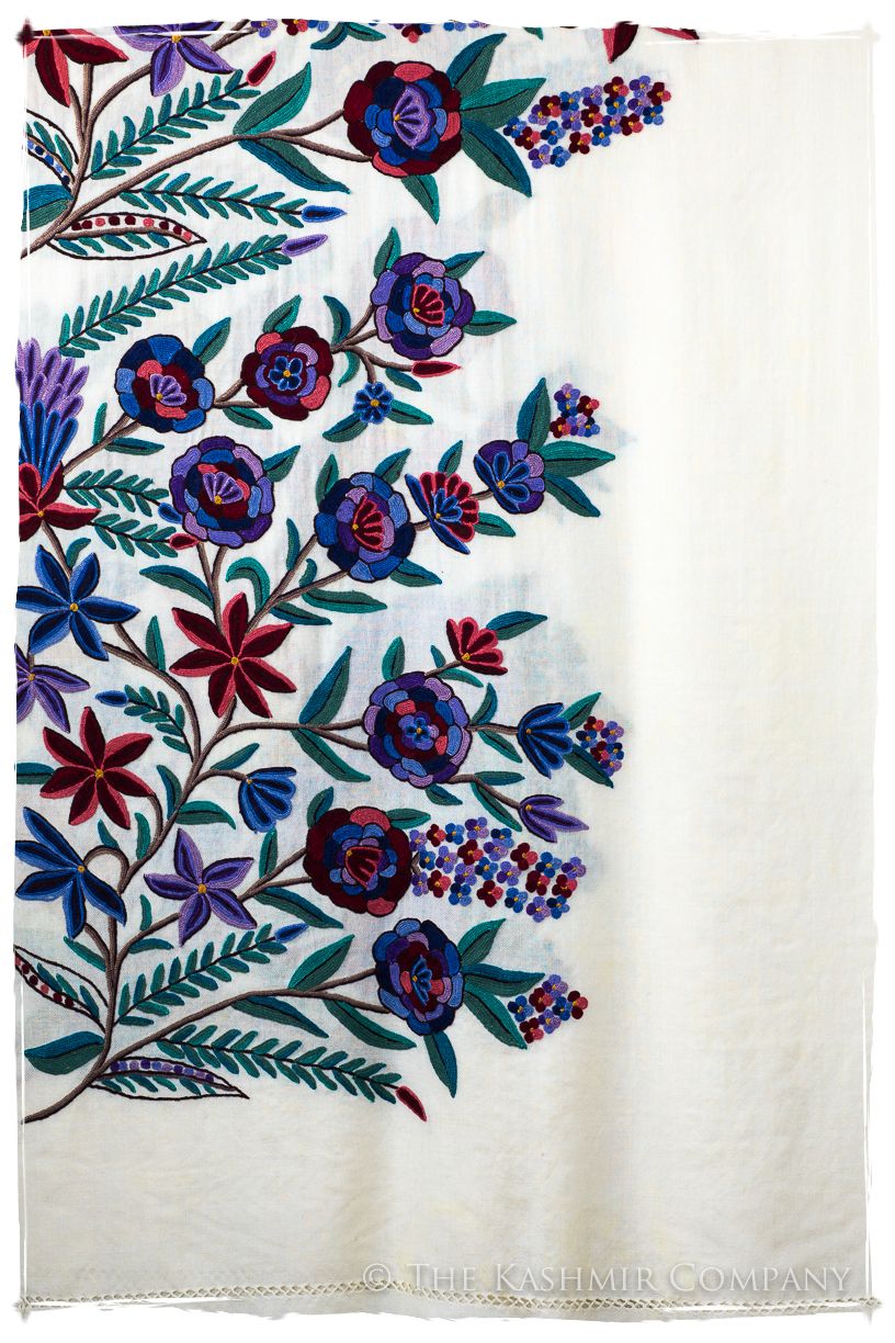 Nouvelle Soirée Clarétte d'ivoire Shawl