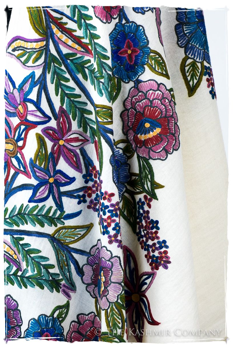 Nouvelle Soirée Elloisé d'ivoire Shawl