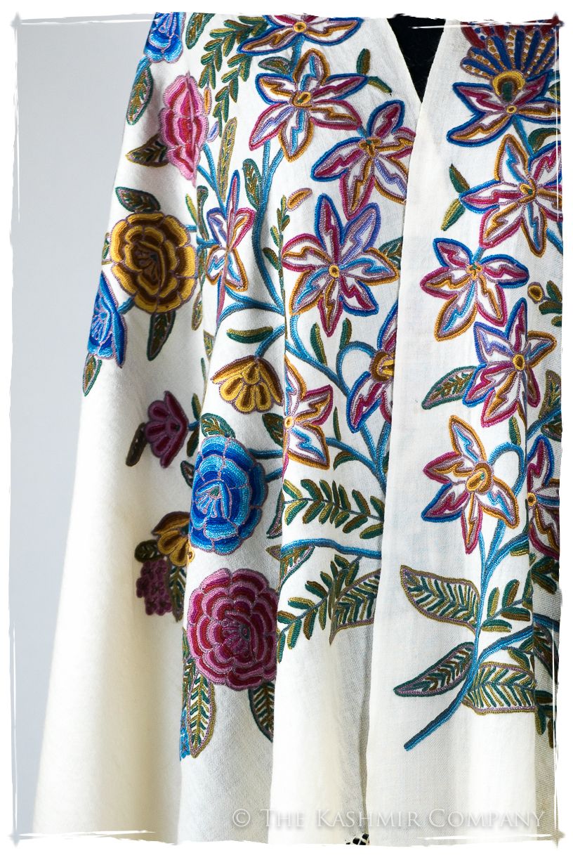 Nouvelle Soirée Celiné d'ivoire Shawl